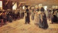 atelier de filature en Laren 1889 Max Liebermann impressionnisme allemand